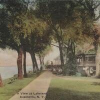 A View at Lakeland postcard