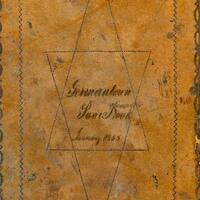 Cover of Germantown Poor Book, 1855-1870