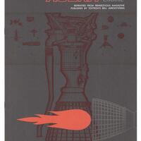 Rendezvous Magazine cover featuring the Agena rocket engine