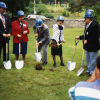 Groundbreaking of the Health Sciences Library