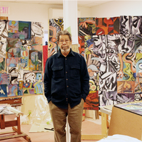 Juan Cruz in his studio