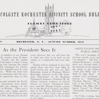 Image of Colgate Rochester Divinity School bulletin, vol. 13, no.1, 1941