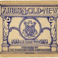 Cover of Auburn Old and New Official Souvenir, 1906