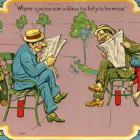 Postcard Cartoon for July 4th