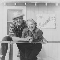 Sam and Bea Cox, c. 1950. Alice Houseknecht Collection, Montauk Library Archives.