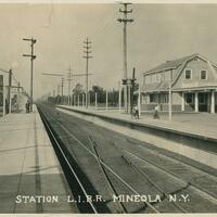 Mineola’s newly constructed Long Island Railroad station, September, 1923