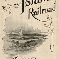 The cover of a Long Island Railroad timetable, June 17, 1897