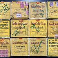 The original Kodak boxes of G. Elliott Morrison’s films.