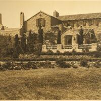 Exterior of the Andrew J. Thomas estate, 1929.