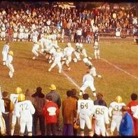 The Locust Valley Falcons vs. the Westbury Green Dragons at Locust Valley High School, November 13, 1971.