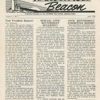 Front page of the June 1953 Harbor Isle Beacon.