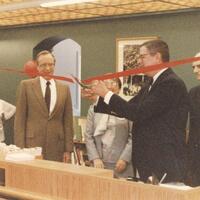 Ribbon cutting at Goose Hill Road
