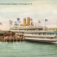 Hudson River Excursion Steamer, Newburgh, N.Y.