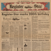 Front page of the bi-centennial issue