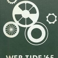 Cover of Web Tide '65 yearbook