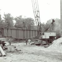 Water dam under construction