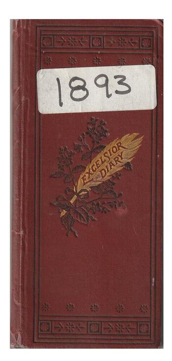 Irving D. Skeele 1893 Diary