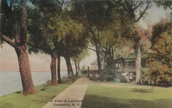 A View at Lakeland postcard