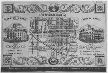 Historical Maps of Ithaca and Tompkins County