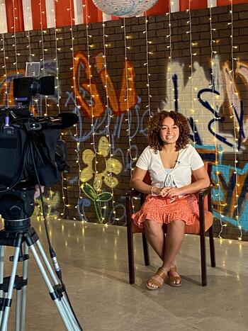 Shakira Santos at her Interview