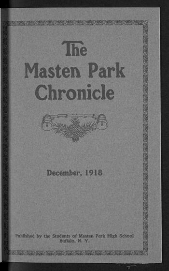 Masten Park High School Chronicle Yearbooks