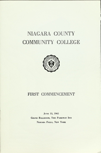 NCCC Commencement Ceremony Programs