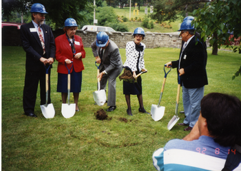 Groundbreaking of the Health Sciences Library