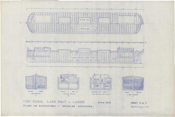 Robert E. Hager Canal Boat Diagrams