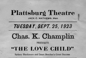 Plattsburgh Theatre Programs