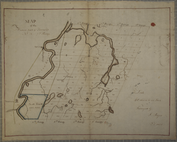 Map of the Western part of Township No. 12 - 7th Range