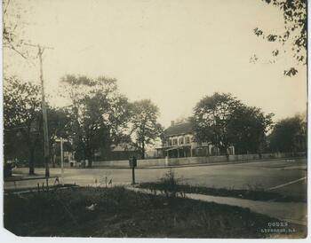 Northwest corner of Park Avenue & Merrick Road Circa 1915. 