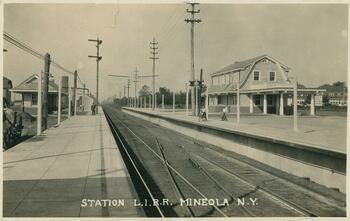 Mineola’s newly constructed Long Island Railroad station, September, 1923