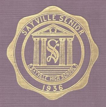 From the cover of the Sayville Senior, 1936