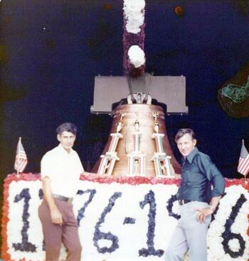 Bicentennial Parade float.