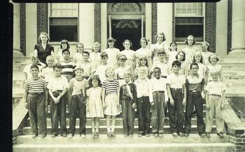 Grade School Class Photo, Main School (1949)