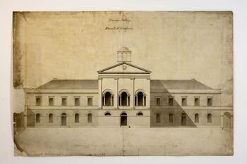 Joseph Jacques Ramee Architectural Plans for Union College