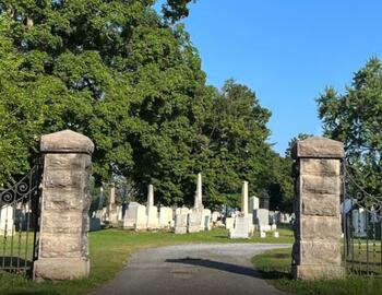 Entrance to Catskill Village Cemetery