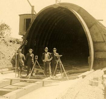 Men With Surveying Equipment