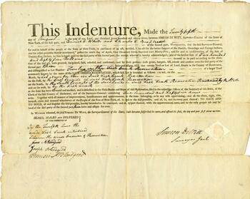 Deed Simeon DeWitt to Daniel C. White and Charles C. Broadhead