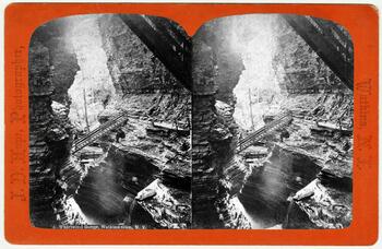 Stereograph of Watkins Glen