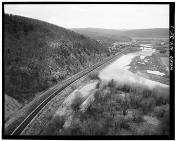 Chemung River along Erie RR in Steuben County