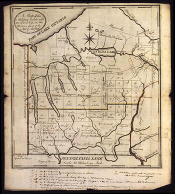 The Military lands and Twenty Townships; 1792
