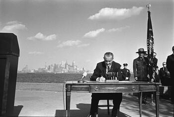 Signing of the Immigration and Nationality Act, 1965