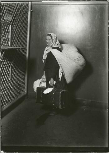 Slavic immigrant, Ellis Island, New York, 1905