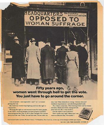 International Ladies' Garment Workers' Union (ILGWU) Ad, 1972.