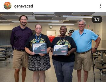 Valarie Coleman, second from right