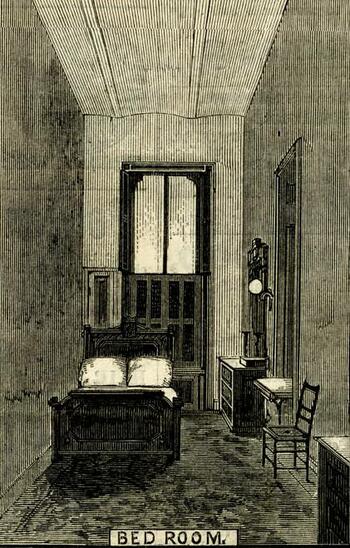 Bed Room, Stewart's Hotel for Working Women, circa 1878.