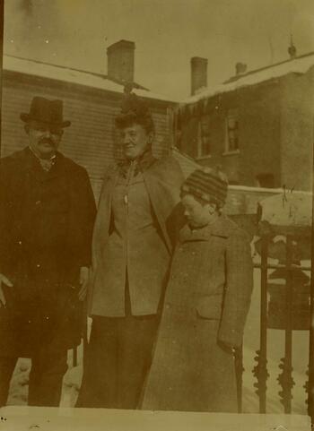 Charles Bethune and Louise Bethune with Charles W. Bethune, Jr., circa 1895