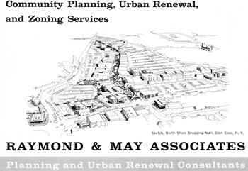 Cover of the Raymond & May Associates marketing brochure