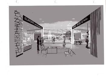 possible interior of Olean’s indoor downtown mall